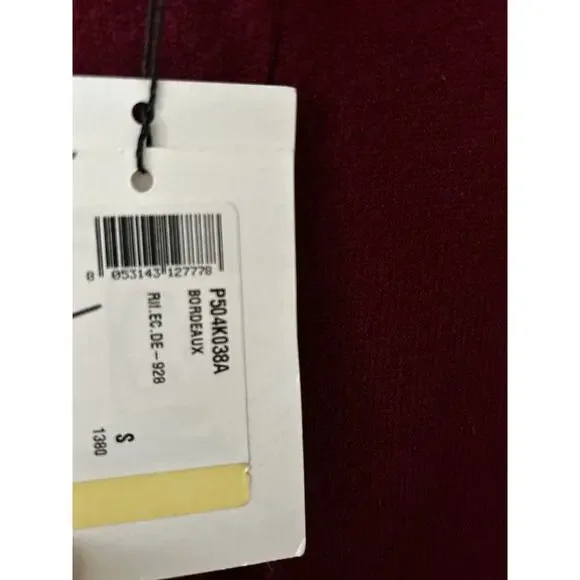 Dixie Maroon Balloon Wide Leg Sweater Pant NWT | S‎ - Picture 3 of 4